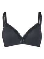 Biustonosze - Hunkemöller Biustonosz bezfiszbinowy Lola 196413 Czarny - miniaturka - grafika 1