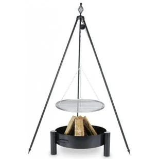 Farmcook Grill ogrodowy Ruszt Stal nierdzewna 70 cm + Palenisko PAN 33 80 cm - Paleniska ogrodowe - miniaturka - grafika 1