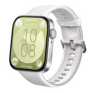 opaska pasek bransoleta SMOOTHBAND Huawei Watch FIT 3 biała - Akcesoria do smartwatchy - miniaturka - grafika 1