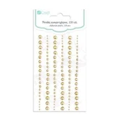 Scrapbooking - Perełki samoprzylepne do scrapbookingu 120 szt. - złote - miniaturka - grafika 1