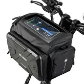 Sakwy rowerowe - Torba rowerowa na kierownice WILDMAN GS6 Czarny - miniaturka - grafika 1