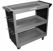 Wózki magazynowe - VISTA 3-SHELF MOBILE TOOL TROLLEY - miniaturka - grafika 1