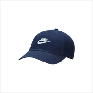 Czapki damskie - Czapka z daszkiem NIKE U NK CLUB CAP U CB FUT WSH L FB5368-410 – Granatowy - miniaturka - grafika 1