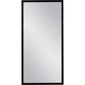 Lustra - Lustro łazienkowe prostokątne 40x80 cm czarna rama - miniaturka - grafika 1