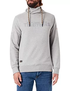 Camel Active Bluza Męska 409425/8W13, Stone Gray, Xl - Bluzy męskie - miniaturka - grafika 1