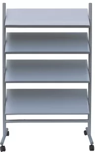 Stojak mobilny na broszury, 16 x A4 - Systemy ekspozycyjne i znaki informacyjne - miniaturka - grafika 1
