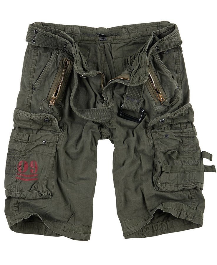 spodnie bojówki krótkie ROYAL SHORTS - ROYAL GREEN-M
