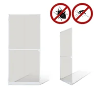 Moskitiery - TolleTour moskitiera drzwi - 120x210CM moskitiera moskitiera drzwi Wodoodporna aluminiowa rama moskitiera włókno szklane Do salonu okna balkony - miniaturka - grafika 1