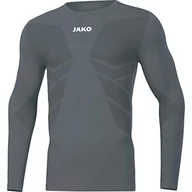 Odzież sportowa dziecięca - Jako Comfort 2.0 Longsleeve dziecięce buty sportowe, szare, XXS - miniaturka - grafika 1