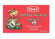 Przybory szkolne - Toma Pastele olejowe De Luxe 12 kolorów - miniaturka - grafika 1