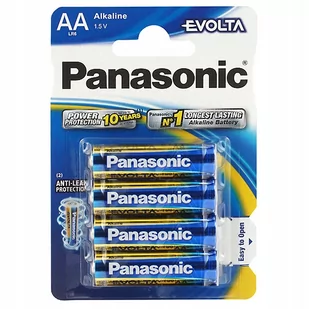 Panasonic 1x4 Evolta LR 6 Mignon LR6EGE/4BP - Baterie i akcesoria - miniaturka - grafika 2