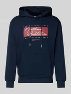 Bluzy męskie - Bluza z kapturem o kroju regular fit z mieszanki bawełny - miniaturka - grafika 1
