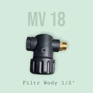 Akcesoria do myjek - Filtr Wody MV18 G1/2"F-G1/2M max.przepływ 30l/min max.ciśnie 10bar - miniaturka - grafika 1