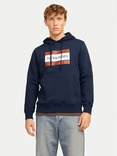 Jack&Jones Bluza 12262513 Granatowy Regular Fit - Bluzy męskie - miniaturka - grafika 1