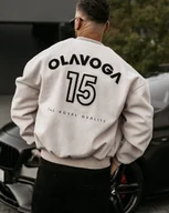 Kurtki męskie - Bomberka męska OLAVOGA BASEBALL MEN 2024 beż M - Fashionplace - miniaturka - grafika 1