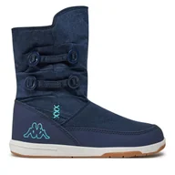 Buty dla dziewczynek - Śniegowce Kappa 260513K Granatowy - miniaturka - grafika 1