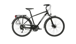 Rower trekkingowy męski Kross Trans 5.0 M 28 L(21") czarno-szary - Rowery - miniaturka - grafika 1