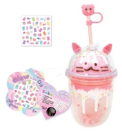 Kubki dla dzieci - HOT FOCUS 396CR Kubek 350ml ze słomką - Kotek - miniaturka - grafika 1