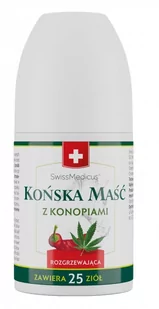 SwissMedicus końska maść forte rozgrzewająca z konopiami roll-on 90 ml - Stawy, mięśnie, kości - miniaturka - grafika 1