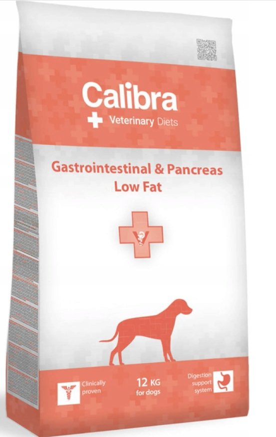 CALIBRA VD Dog Gastrointestinal&Pancreas Low Fat - sucha karma dla psa - 12kg