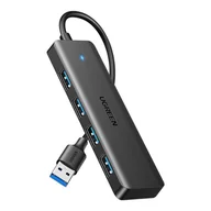 Huby USB - Adapter UGREEN 4w1 25851 Hub USB-A do 4x USB-A (czarny) - miniaturka - grafika 1