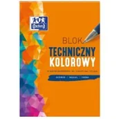 Szkolne artykuły papiernicze - Oxford Blok techniczny A4/10K 225G kolor 20szt) OXFORD - miniaturka - grafika 1