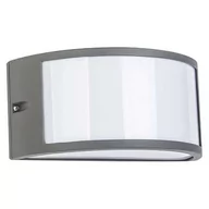 Lampy ogrodowe - Ideus Elewacyjna LAMPA ścienna GRETA 03019 zewnętrzna OPRAWA półokrągła kinkiet outdoor IP54 ciemnoszary 03019 - miniaturka - grafika 1