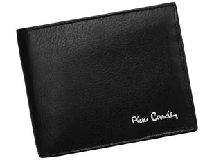 Pierre Cardin, Portfel skórzany męski, czarny, TILAK06 325 - Portfele - miniaturka - grafika 1