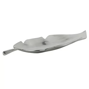 Beliani Półmisek 49 cm srebrny AMRUS - Miski i półmiski - miniaturka - grafika 1