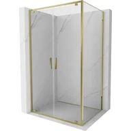 Kabiny prysznicowe - Mexen Exo kabina prysznicowa uchylna 70 x 100 cm, transparent, złota - 8182-070-100-50-00 - miniaturka - grafika 1
