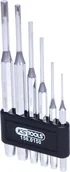 Akcesoria do elektronarzędzi - KS TOOLS Zestaw wybijaków, chromowany na wysoki po?ysk, 6-szt - miniaturka - grafika 1