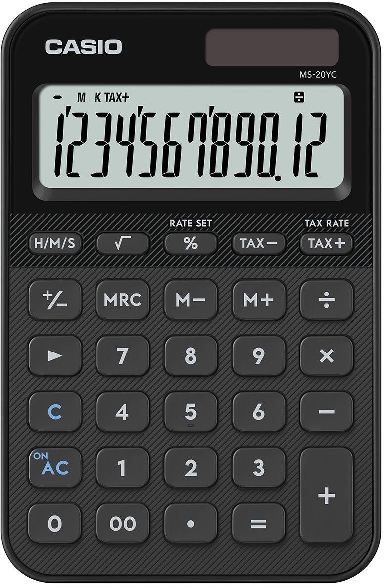 Casio Kalkulator MS-20YC-BK black