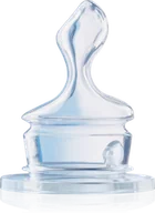 Smoczki do butelek - NUK 721127 Smoczek 2M na butelkę silikon - miniaturka - grafika 1