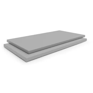 Półki dodatkowe do szafek i regałów PRIMO, 2 szt., 800 x 420 mm, szare - Regały biurowe - miniaturka - grafika 1