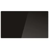 Ogrzewanie przenośne - Elektryczny Grzejnik Ceramiczny GLASS czarny 1500W - miniaturka - grafika 1