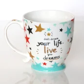 Kubki - Kubek live your dreams Prezent Upominek Podarunek na każdą okazję - miniaturka - grafika 1