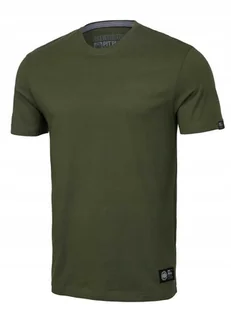 Męska Oliwkowa Koszulka Pitbull Bawełniany Klasyczny T-shirt No Logo M - Koszulki męskie Męska Oliwkowa Koszulka Pitbull Bawełniany Klasyczny T-shirt No Logo M - Koszulki męskie - miniaturka - grafika 1