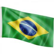 Gadżety dla kibiców - Flaga Brazylii, 120 x 80 cm - miniaturka - grafika 1