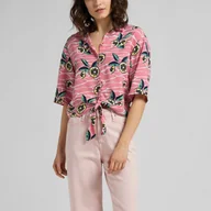 Koszule damskie - Damska Koszula Lee Knotted Resort Shirt Cherry Blossom L49Xzlqj-S - miniaturka - grafika 1