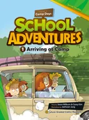 Komiksy obcojęzyczne - Arriving at Camp. School Adventures. Level 1. Część 1 - miniaturka - grafika 1