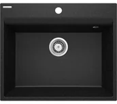 Zlewozmywaki - Deante Corio ZRC_210A Granitowy Grafit mat - miniaturka - grafika 1