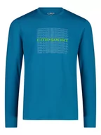 Koszulki sportowe męskie - CMP Koszulka funkcyjna w kolorze niebieskim - miniaturka - grafika 1