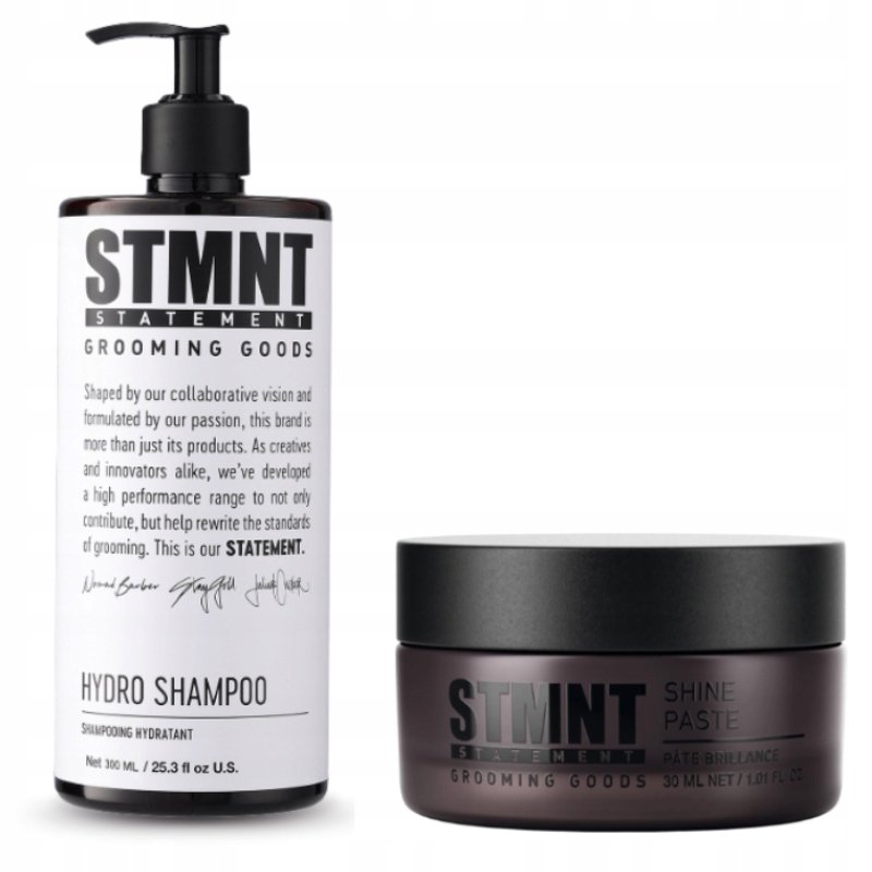 Stmnt Statement Hydro szampon 300 ml nawilżający Shine pasta 30 ml