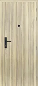 Drzwi zewnętrzne - Hamilton Drzwi wewnętrzne wejściowe drewniane antywłamaniowe RC2 39 Db Dąb Cream 90 prawe - miniaturka - grafika 1