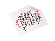 Akcesoria do okularów - Ściereczka do okularów z imieniem na dzień dziadka - 1 szt. - miniaturka - grafika 1