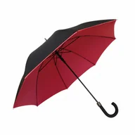 Parasole - Długi parasol podwójna tkanina, czerwony kod: USA16111 + Sprawdź na SuperWnetrze.pl - miniaturka - grafika 1