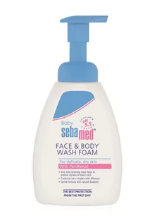 Sebamed Baby Wash bardzo delikatna pianka myjąca do twarzy i ciała The Best Protection from the First Day 400 ml - Pianki do mycia twarzy - miniaturka - grafika 1