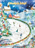 Kartki okolicznościowe i zaproszenia - Karnet B6 BN Lodowisko - Henry - miniaturka - grafika 1