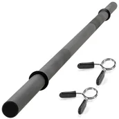 Obciążenia - Maxxiva gryf, blokada sprężynowa, czarna, 120 cm - miniaturka - grafika 1