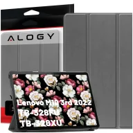 Etui do tabletów - Etui na tablet Lenovo Tab M10 3gen 3 GEN 10.1 2022 TB328FU TB328XU obudowa Case Alogy Book Cover Szare - miniaturka - grafika 1